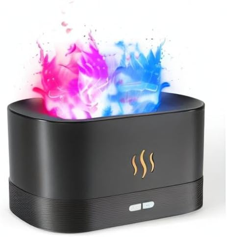 Colorful Flame Air Aroma Diffuser Humidifier, Upgraded 7 Flame Colors Noiseless 6