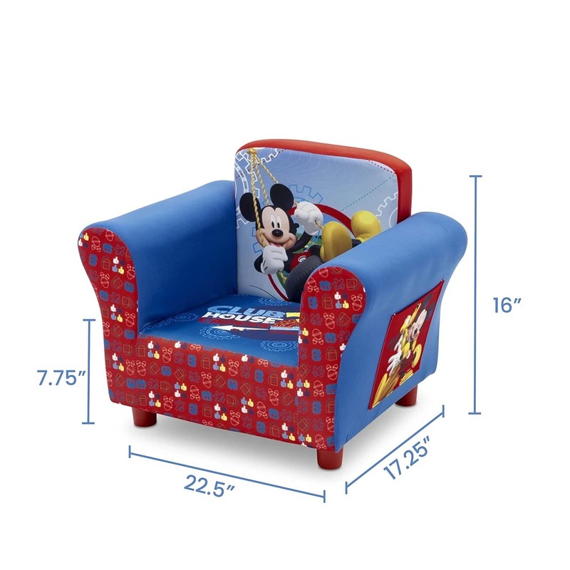 Kids Upholstered Chair, Disney Mickey Mouse2