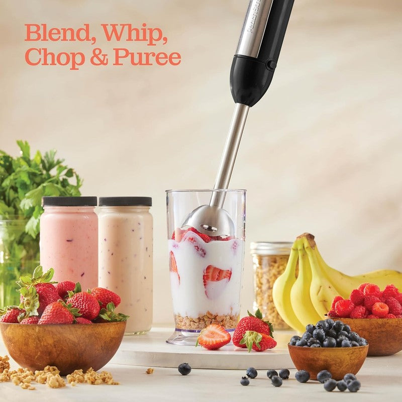 Powerful Immersion Blender, Electric Hand Blender 500 Watt with Turbo Mode, Deta6