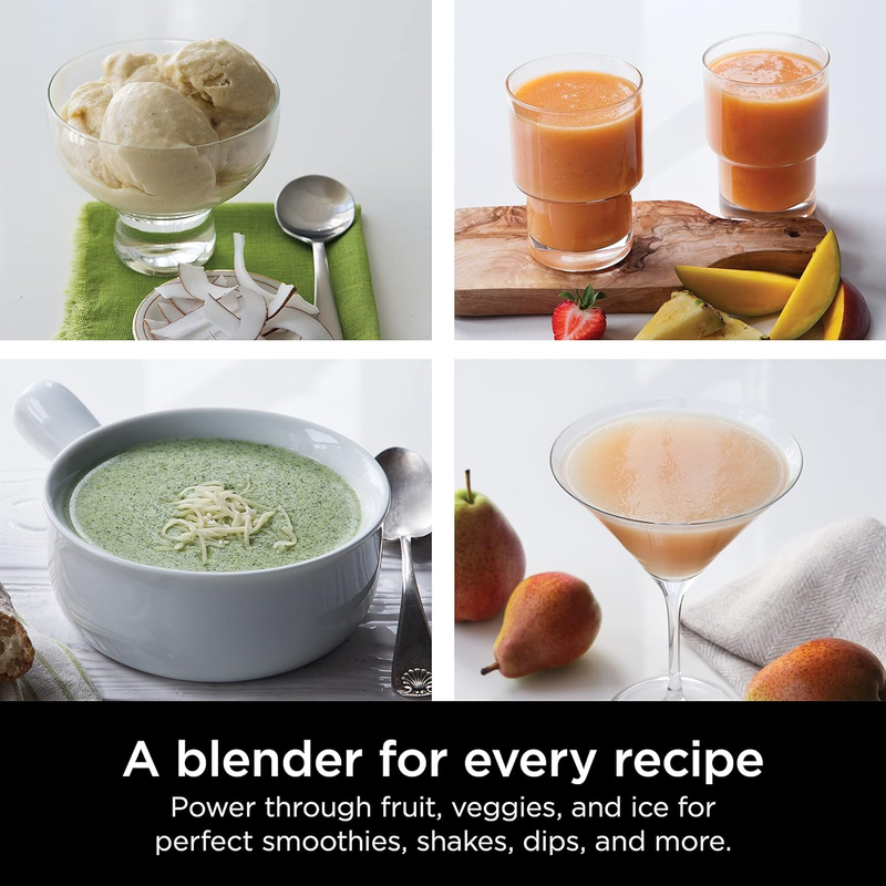 Professional Blender 1000W, Total Crushing Technology- Smoothies, Ice Crushing &6