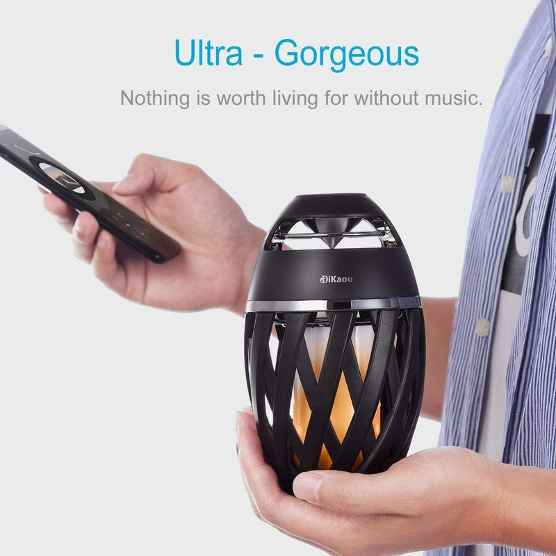 Outdoor Bluetooth Speaker with Torch, Waterproof, BT5.0, HD Audio, Bass Gift2