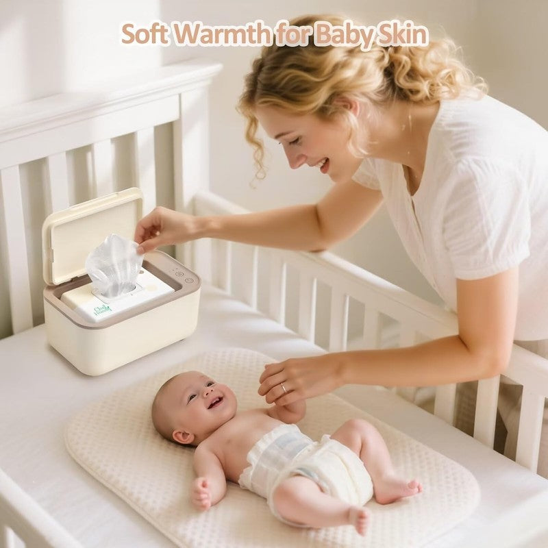 Baby Wipe Warmer 3 Mode Temp Silent Heating Large Capacity Yellow5