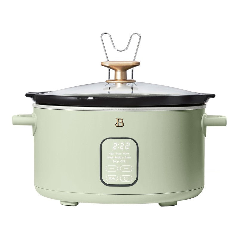 6 Qt Programmable Slow Cooker, Sage Green by Drew Barrymore0