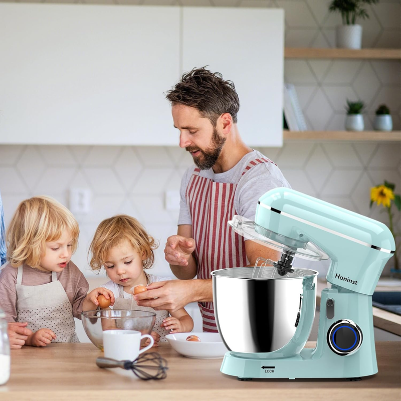 6.5QT Stand Mixer 10 Speed Tilt Head Kitchen Mixer with Bowl Dough Hook6