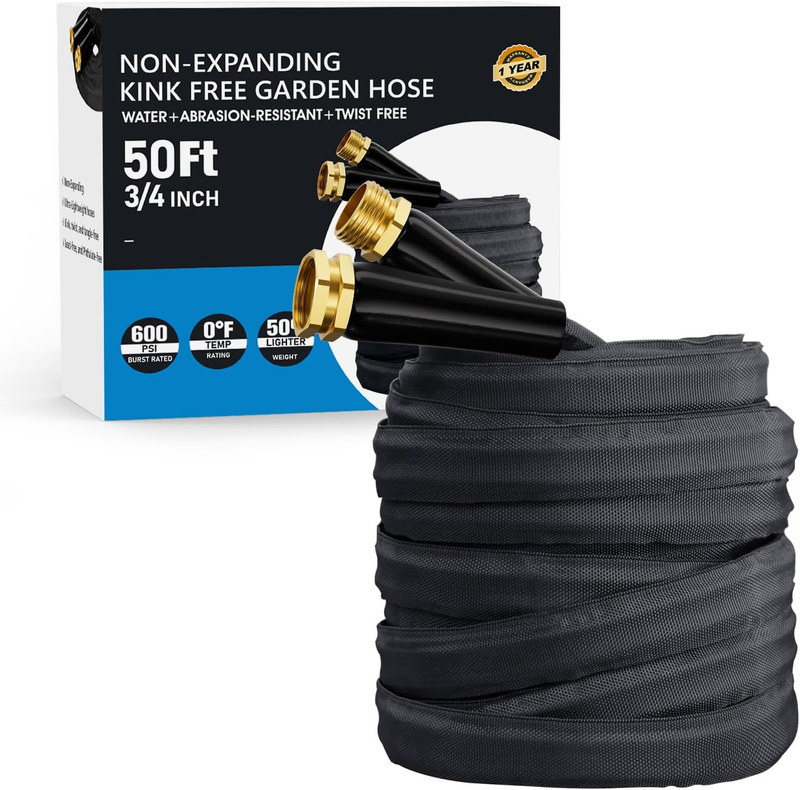 2025 Ultra Light 50FT Garden Hose   Flexible, Kink Free, Burst Resistant10