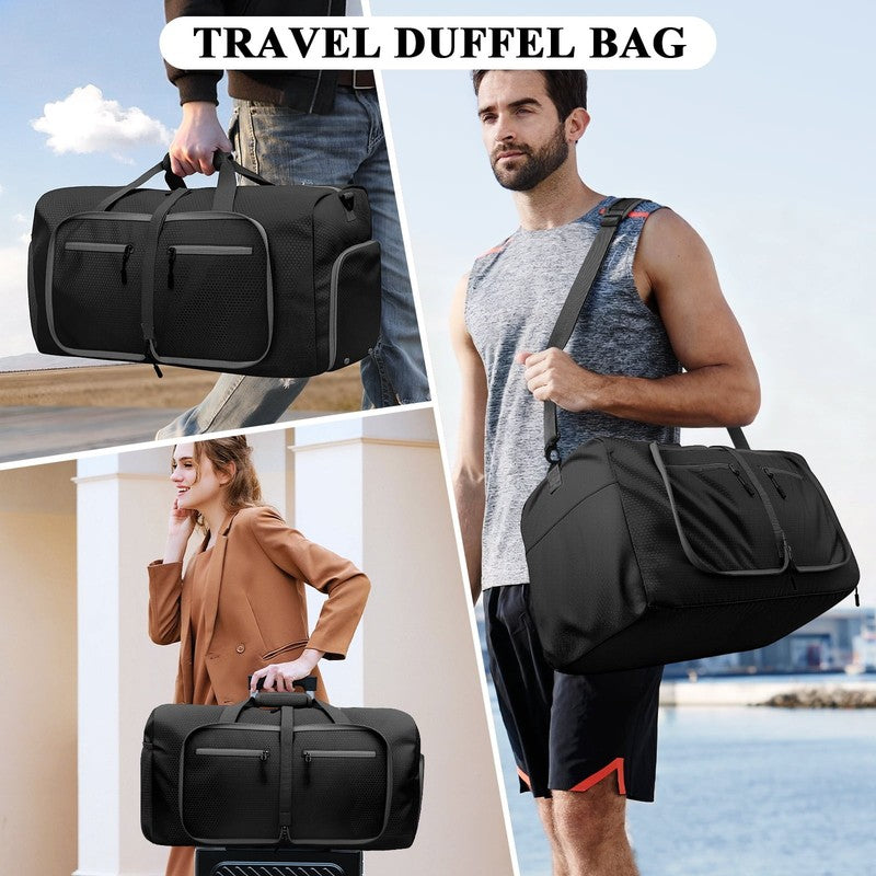 65L Large Durable Duffle Bag for Travel & Gym, Waterproof Tear-Resistant Duffel2