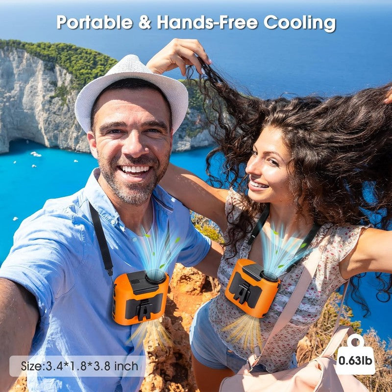 2025 Rechargeable Waist Fan   40H Battery, 5 Speeds for Outdoor Cooling8