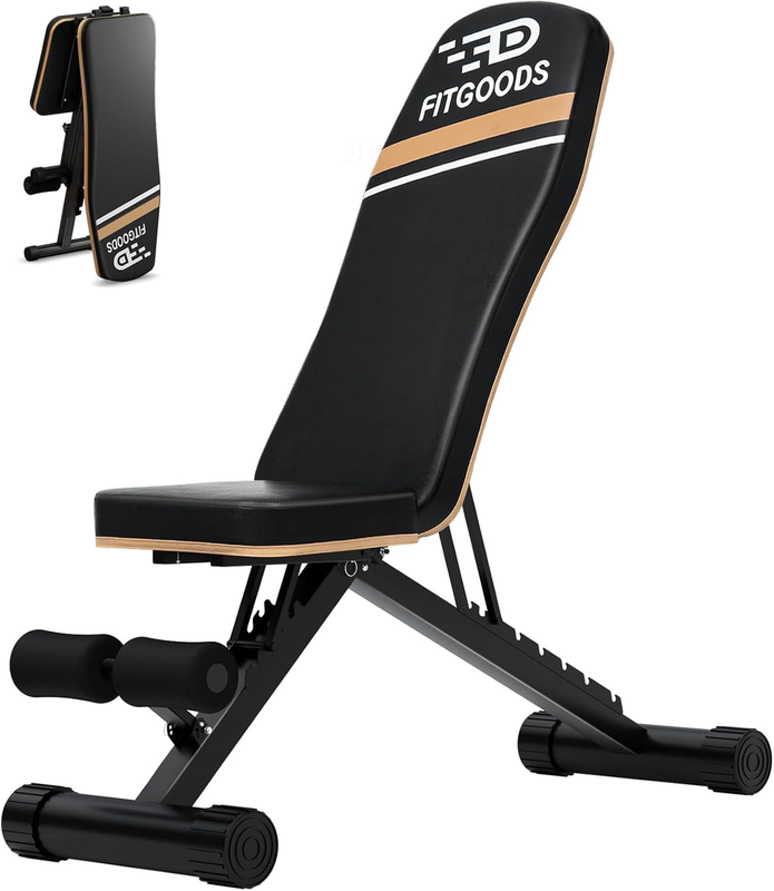 Foldable Weight Bench Press for Home Gym, 660 LBS Capacity, Incline/Decline0