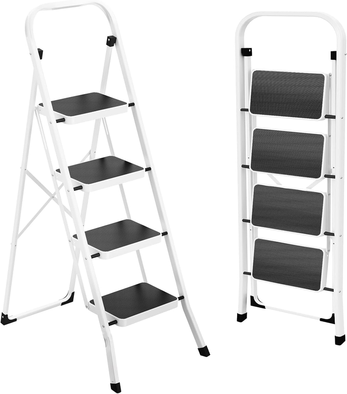 Step Ladder Folding Step Stool for Adults with Anti Slip Pedal,330 Lbs Capacity 7