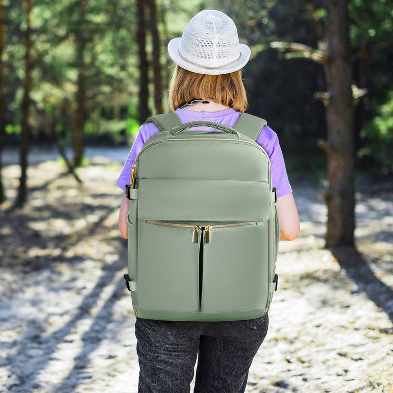 Travel Backpack for Men Women, Airplane Approved Carry on Backpack with 3 Packin2