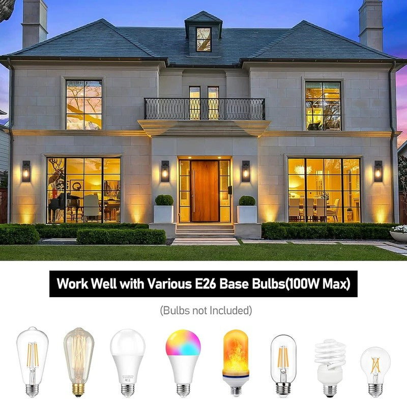 Outdoor Wall Light Fixtures, Exterior Waterproof Wall Lanterns, Porch Sconces Li3