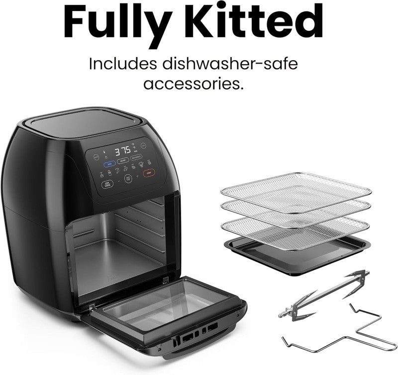 10 Qt Digital Air Fryer | Multifunctional Rotisserie, Fry, Roast & Bake7