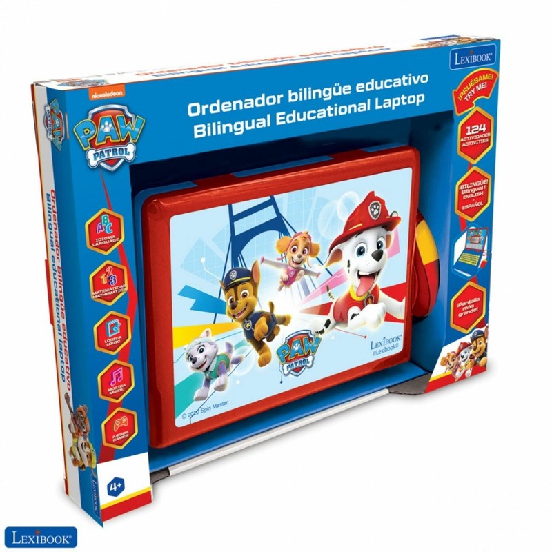 PAW Patrol Kids Learning Laptop – Bilingual Spanish/English Toy1