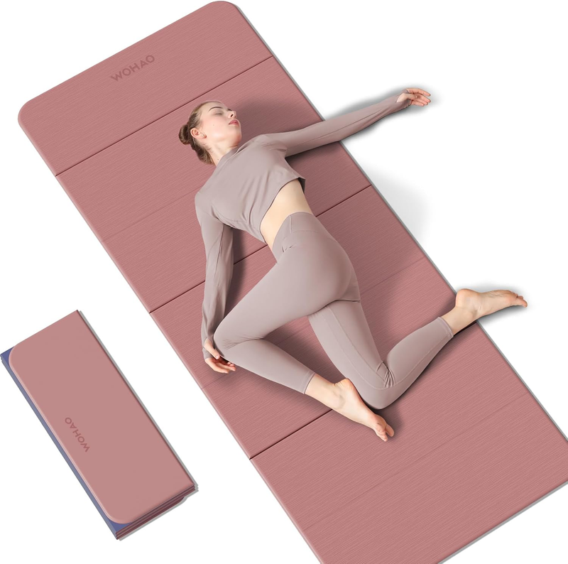 7 Fold Yoga Mat 70"X24"   1/2 Inch Thick Folding Exercise Mat, Compact Non Slip 6