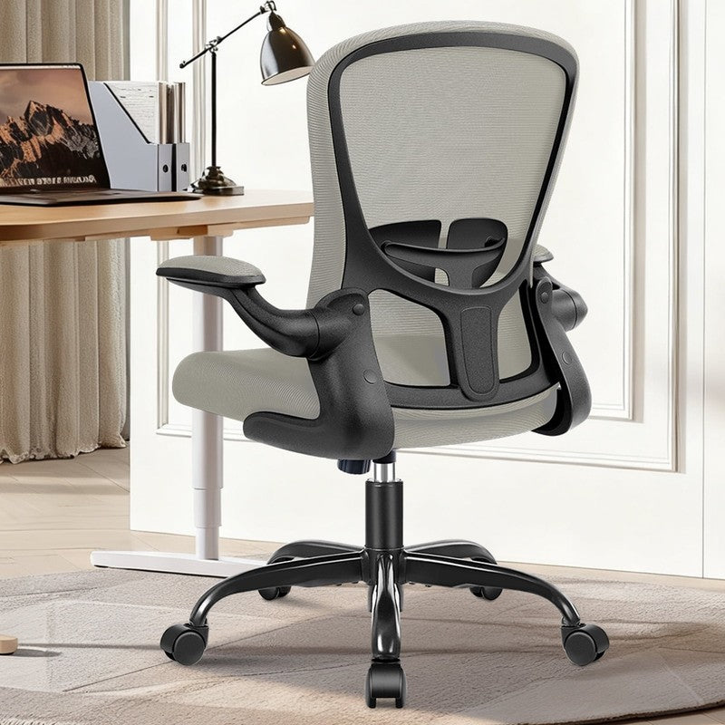 Office Chair, Ergonomic Desk Chair with Adjustable Lumbar Support, High Back Mes7