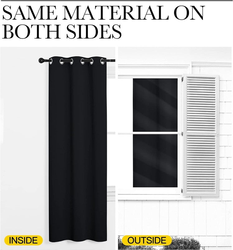 Halloween Blackout Curtains - Thermal Insulated Grommet Drapes (2 Panels)6