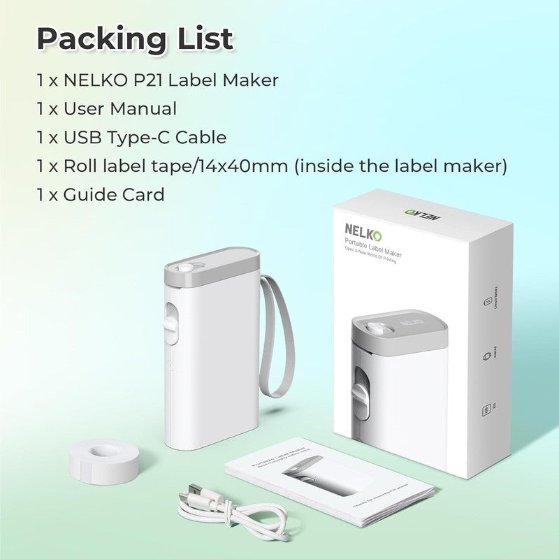 Bluetooth Label Maker - Mini Wireless Printer for Home, Office & School6