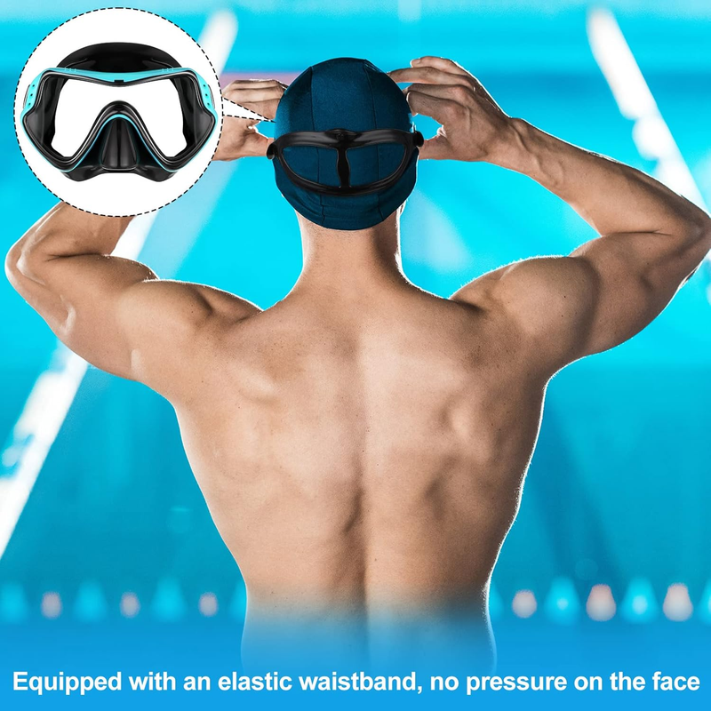 6 Pack Swim Goggles with Nose Cover Anti-Fog Leakproof Diving Mask for Adults Yo6