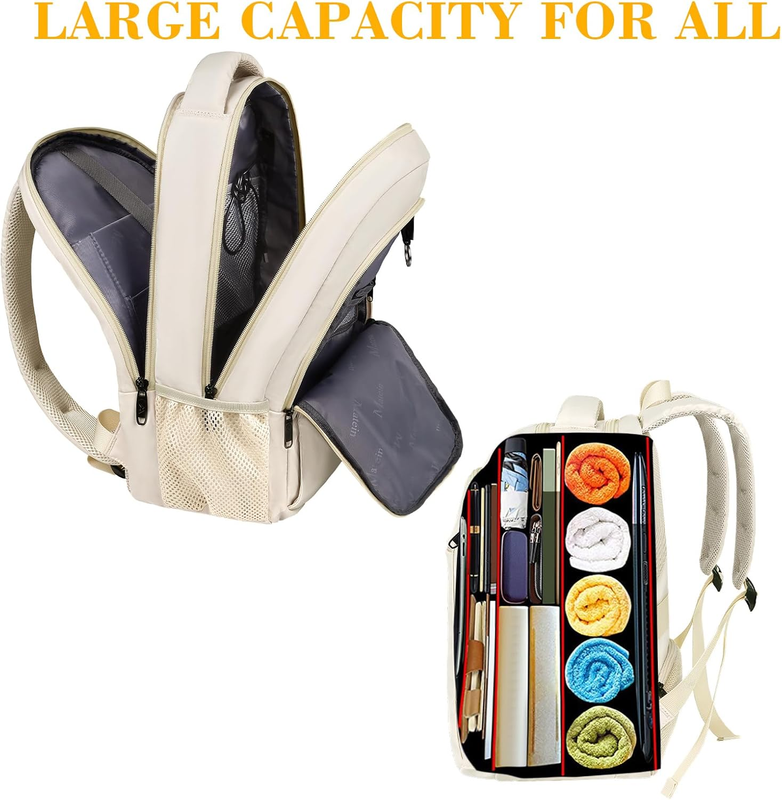 Laptop Backpack 15.6" Anti Theft Water Resistant Business Travel Bag2