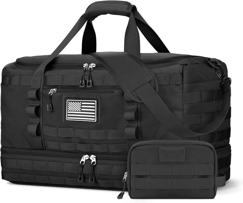 Carry On Gym Travel Duffle Bag 22x14x9 Airline Approved w/ Shoe Wet Pocket7