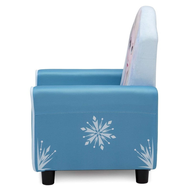 Figural Upholstered Kids Chair, Wood Frozen II Elsa5
