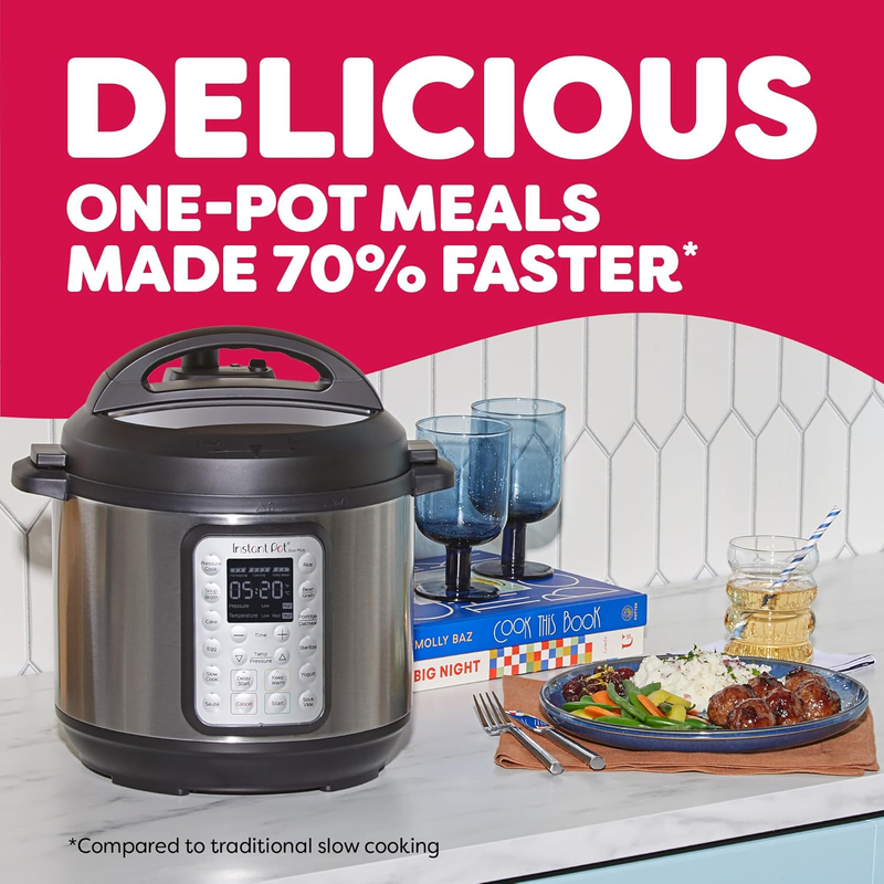 Ninja Foodi Duo Plus 6QT 9 in 1 Pressure Cooker Slow Cooker Stainless6