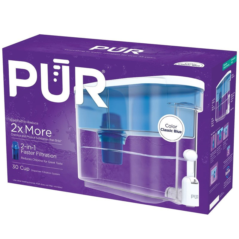 30 Cup Dispenser Filtration System, Blue/White, DS1800Z9