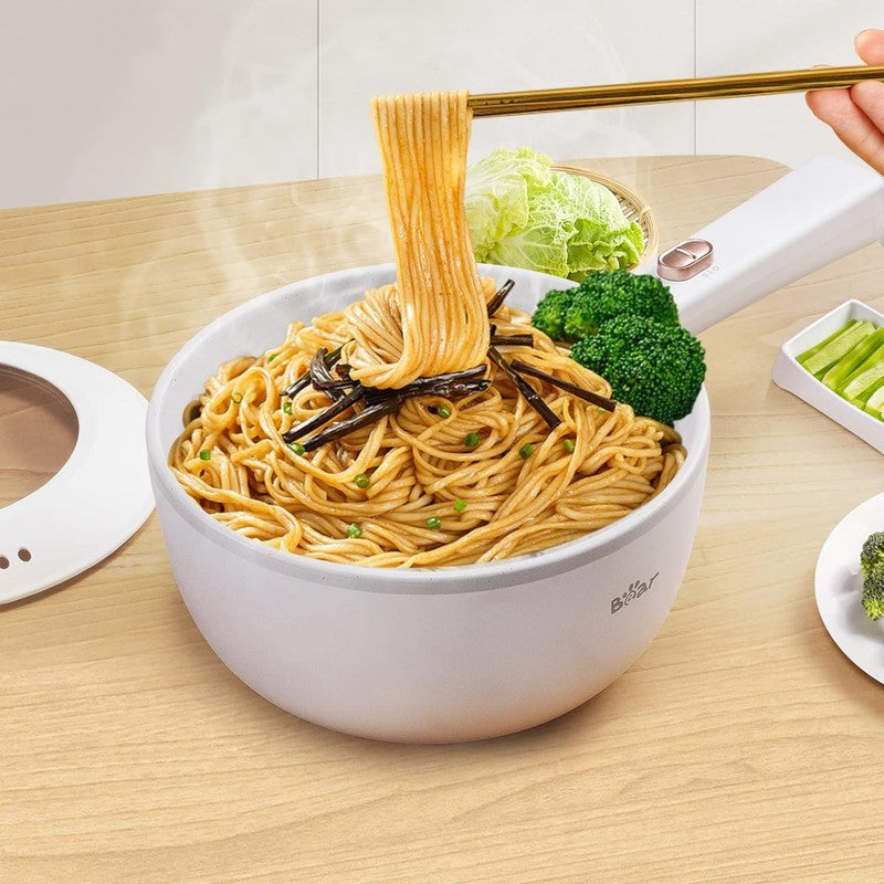 2L Electric Hot Pot Multifunctional Non Stick Frying Cooker Dual Power Control6