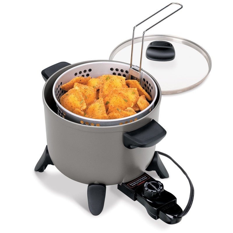 Kitchen Kettle Multi Cooker with Non Stick Feature, Electric Deep Fryer7