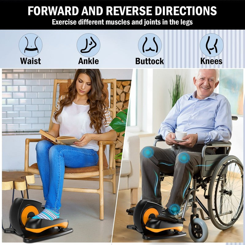 Compact Under Desk Elliptical Machine for Seniors with Remote Control3