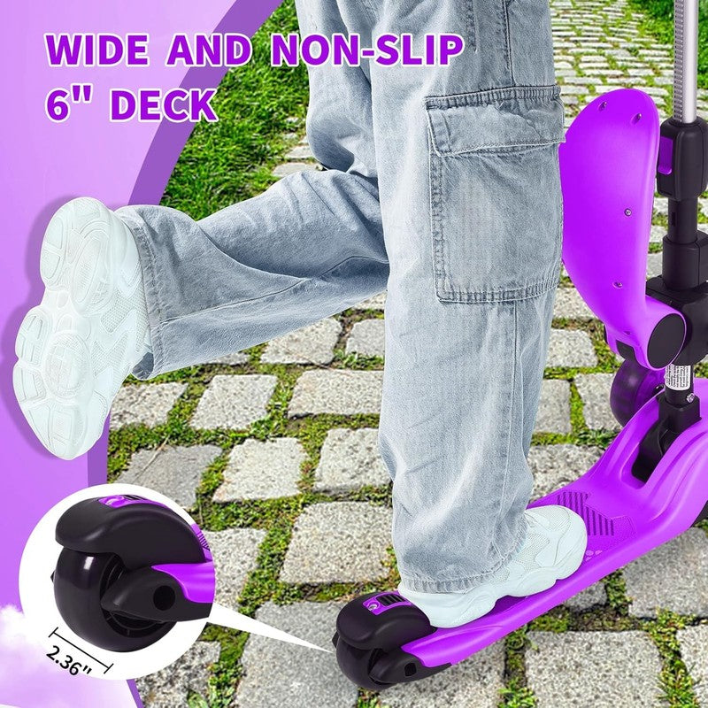 Kids 2 in 1 Folding 3 Wheel Kick Scooter Adjustable Height Safety Lock Ages 3 145
