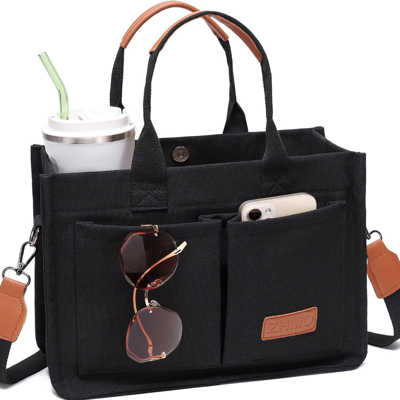 Canvas Tote Bag for Women,Women'S Bags Crossbody Bags Work Laptop Tote Bag Large8