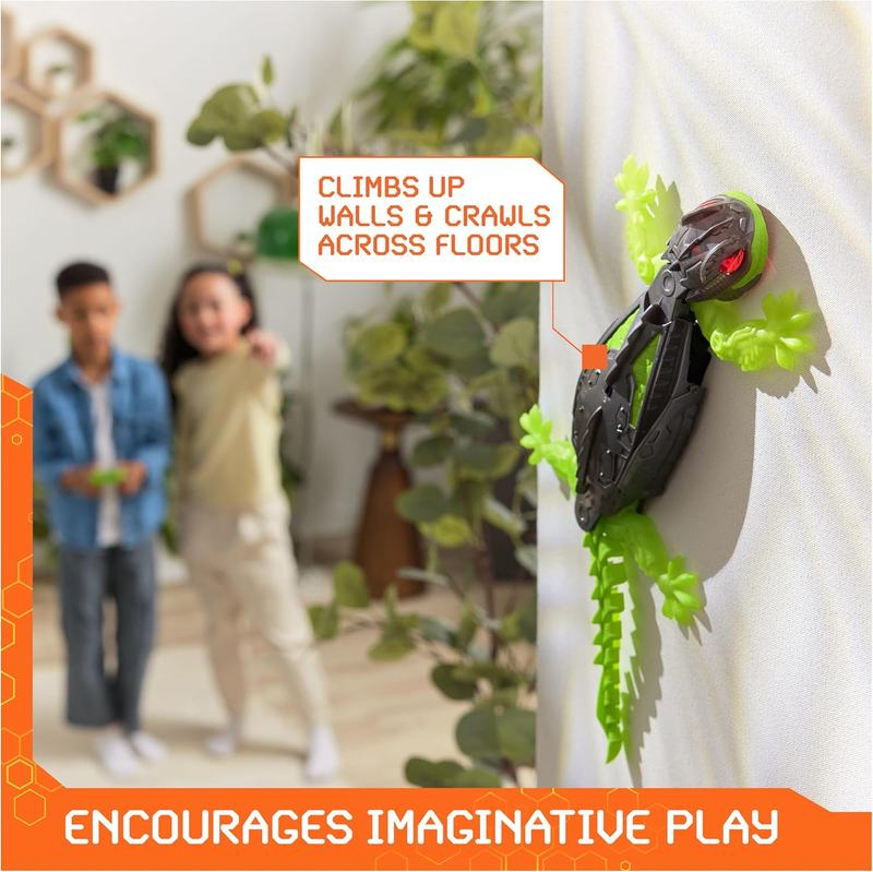 Wall Crawler Gecko RC Robot w/ Rechargeable Remote Control Kids Toy Ages 4+1