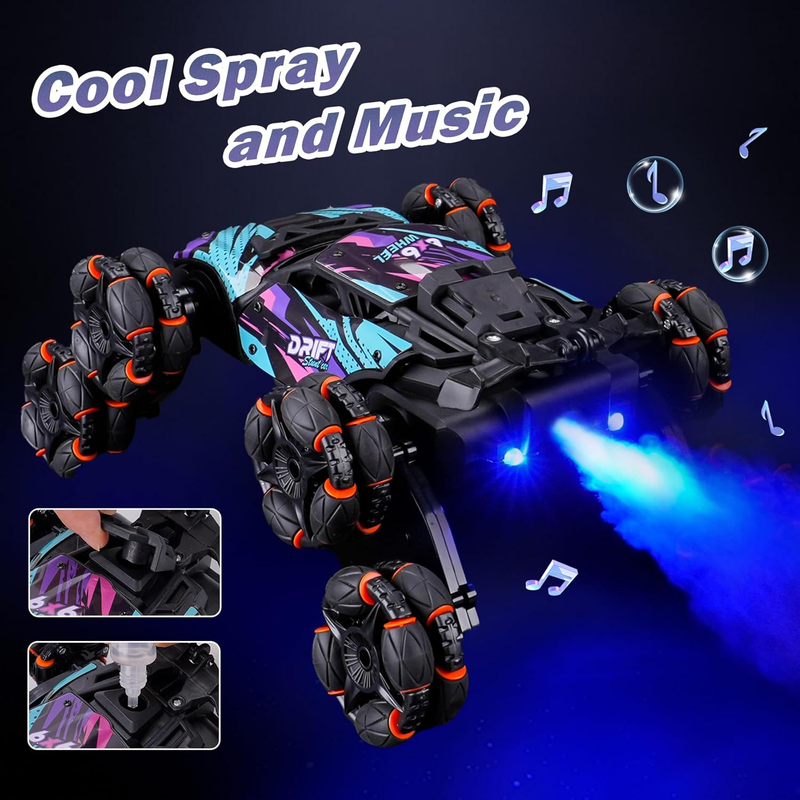 Hand Controlled RC Stunt Car 8 Wheel Gesture Remote Control Kids Toy2