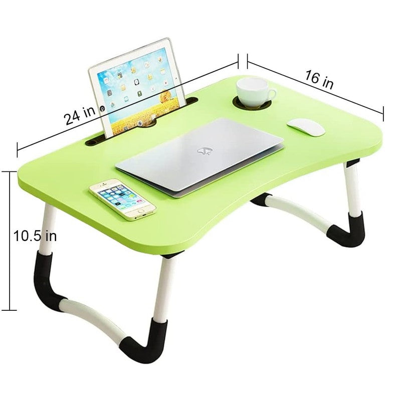 Laptop Desk Foldable Bed Tray Table Stand for Bed/Sofa Couch Floor Green1