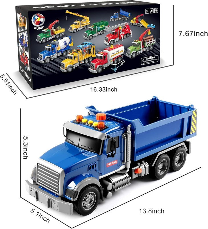 Toddler Trucks Toys for Boys Age 3 5,Big Dump Truck with Lights and Sounds,Kids 5
