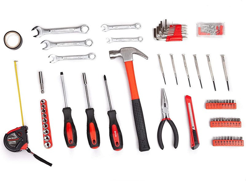 148-Pc Household Tool Set with Toolbox Hand Tools Kit Includes Socket & Wrench2