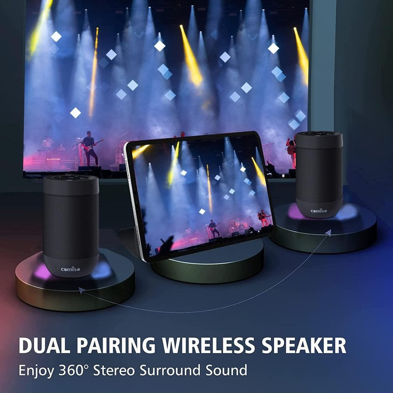 Bluetooth Speaker 5.3, TWS, 360° HD Sound, IP65, TF Card, Gift for Men/Women3