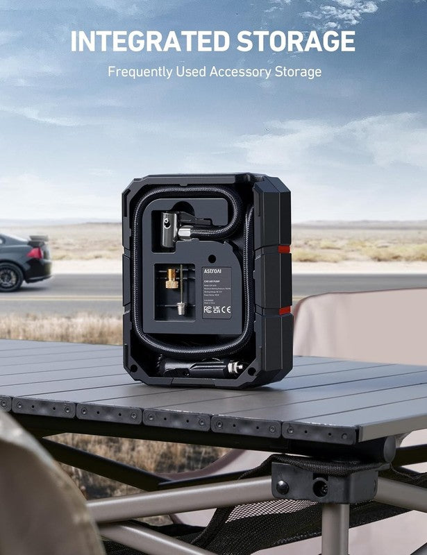 S1 Portable Tire Inflator 12V DC, Digital Air Pump with Auto Shutoff, 150 PSI6