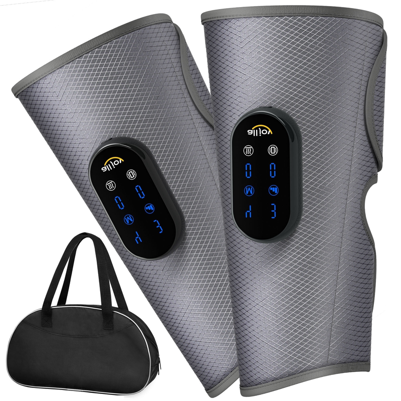 Cordless Calf Massager Pair w/ Heat & Vibration, Compression for Circulation10