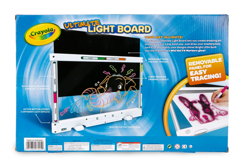 LED Light Board Drawing Tablet for Kids – Tracing & Art Toy Ages 6+6