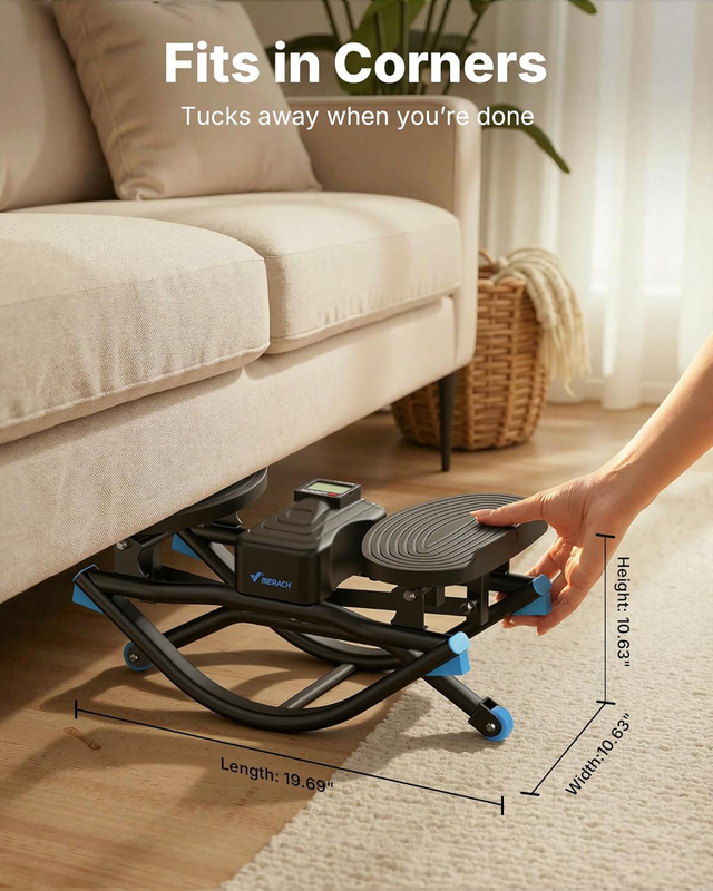 Rocking Stepper Exercise Machine 3D Motion Stair Step Low Impact Balance Board7