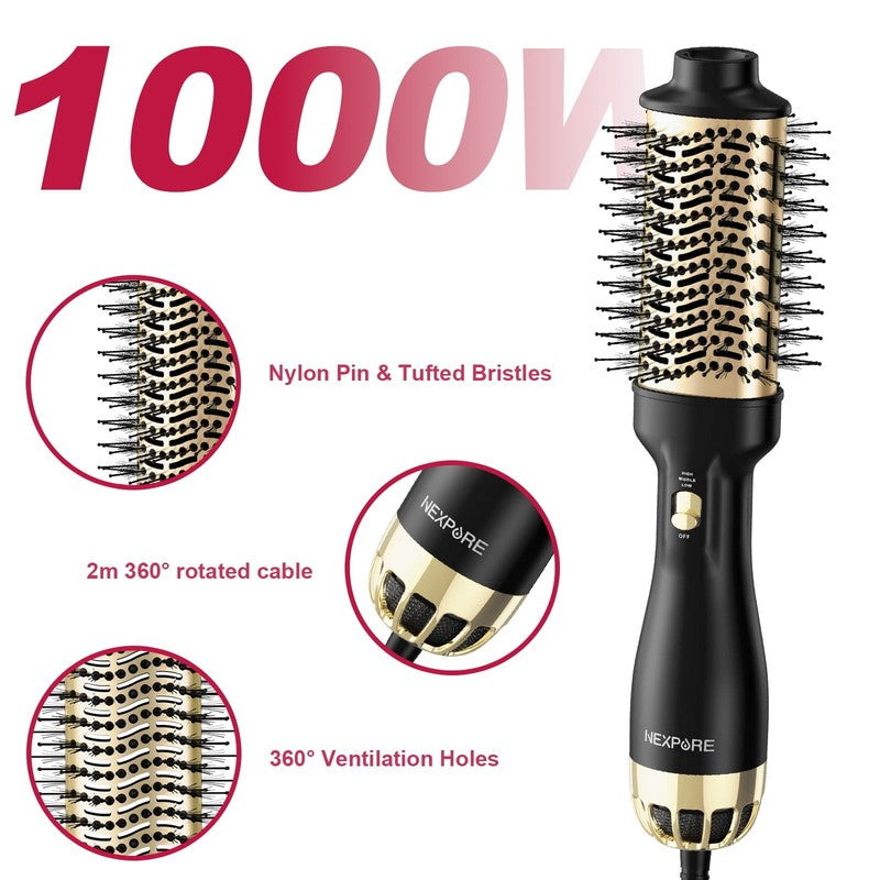 4 in 1 Hair Dryer Brush Negative Ion Anti-Frizz Ceramic Titanium Hot Air Brush2