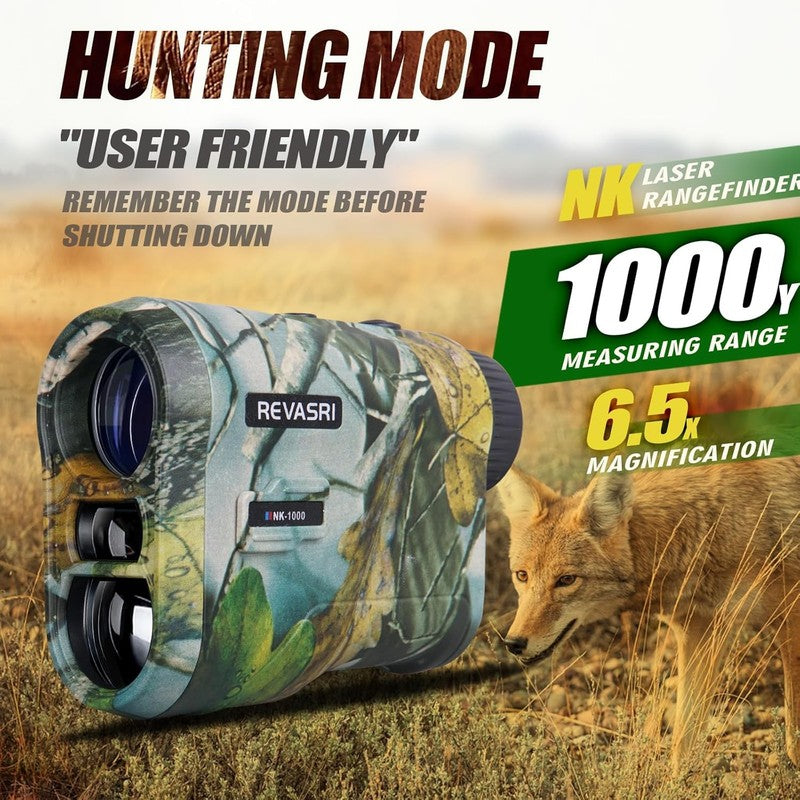 Hunting Laser Rangefinder 1000 Yds Rechargeable Clear Accurate Target Finder0