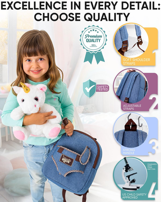 Toddler Backpack W Unicorn Toys, 2 Year Old Girl Birthday Gift, 3 Year Old Girl 2