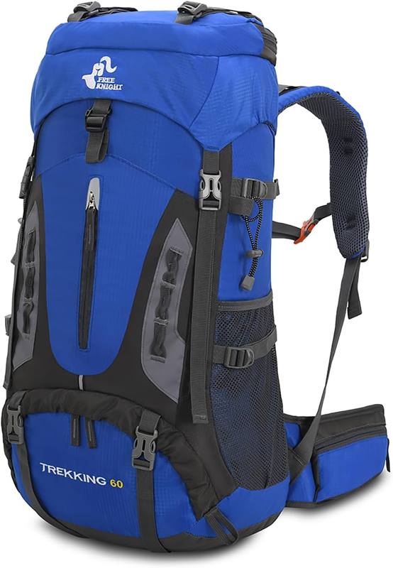 60L Waterproof Travel Backpack Hiking Camping Bag Rain Cover9