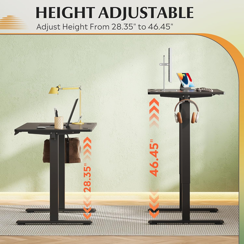 48" Adjustable Electric Standing Desk Home Office Computer Desk5