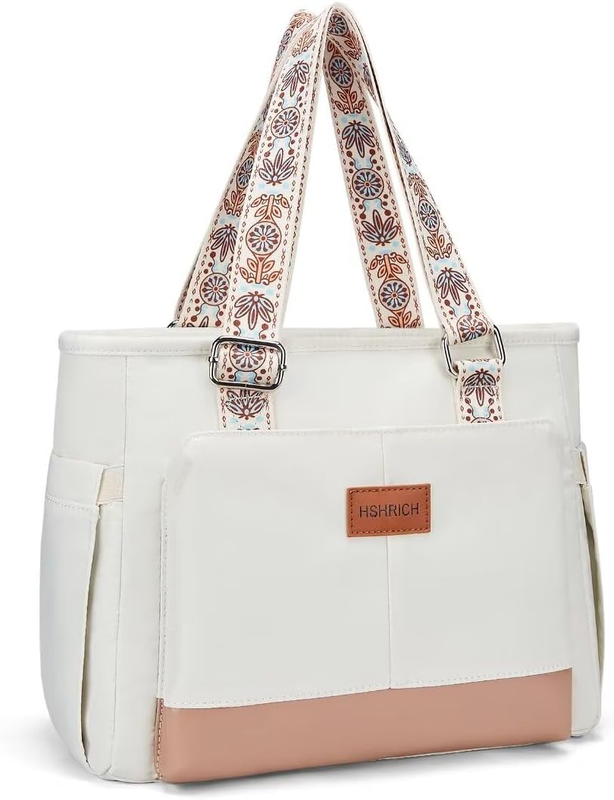 Lunch Bag for Women Leakproof Insulated Large Lunch Tote Cooler Adults White6