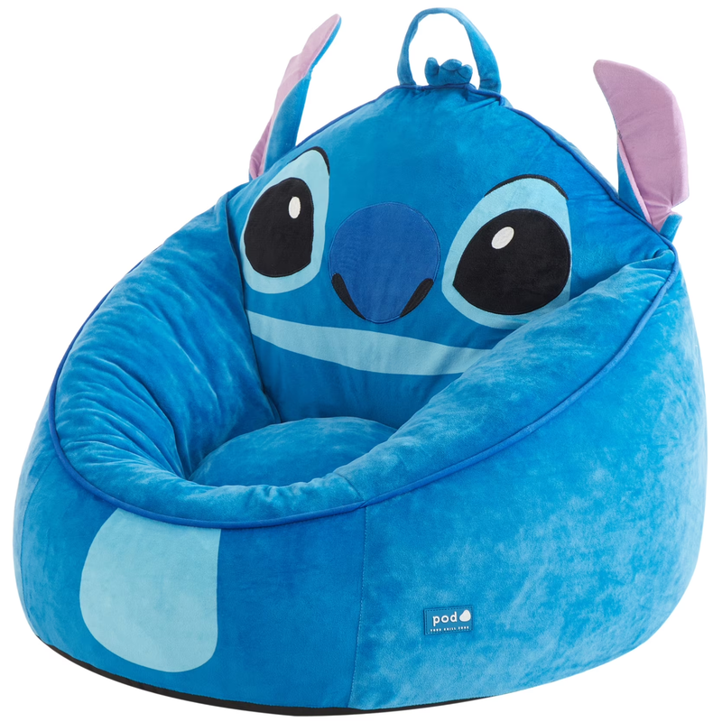 Stitch Kids' Compressed Foam Bean Bag Chair, Blue8
