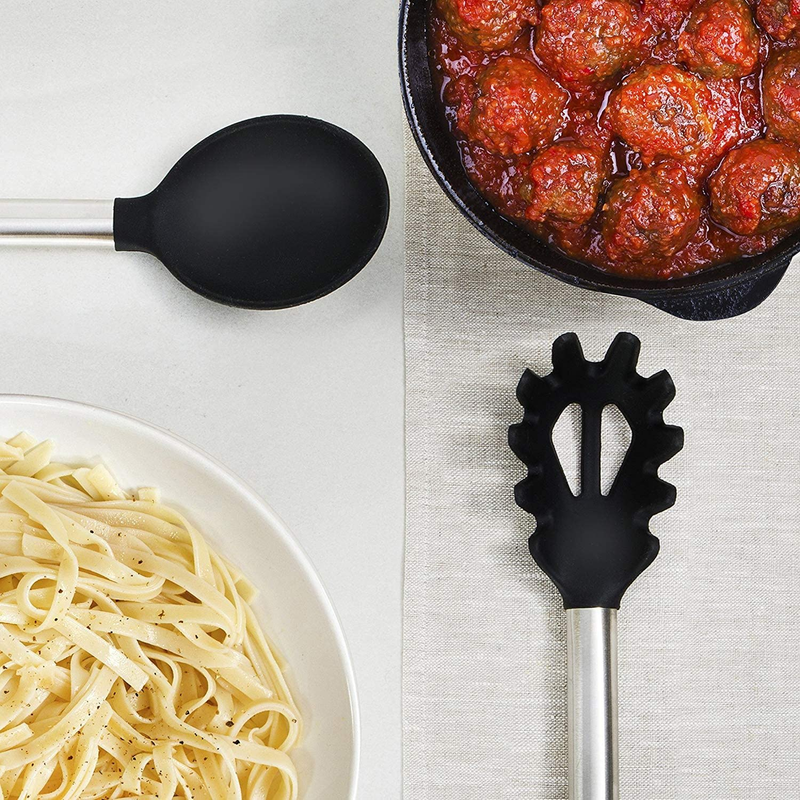 Kitchen Utensil Set Silicone Cooking Utensils 33 Kitchen Gadgets & Spoons for No4